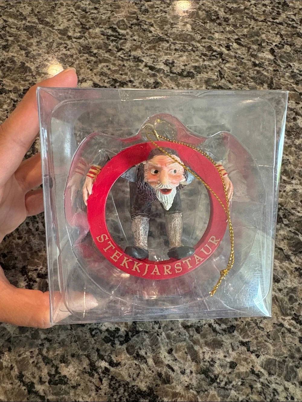 Stekkjarstaur Icelandic Yule Lads Ornament - Red - Picture 2 of 9